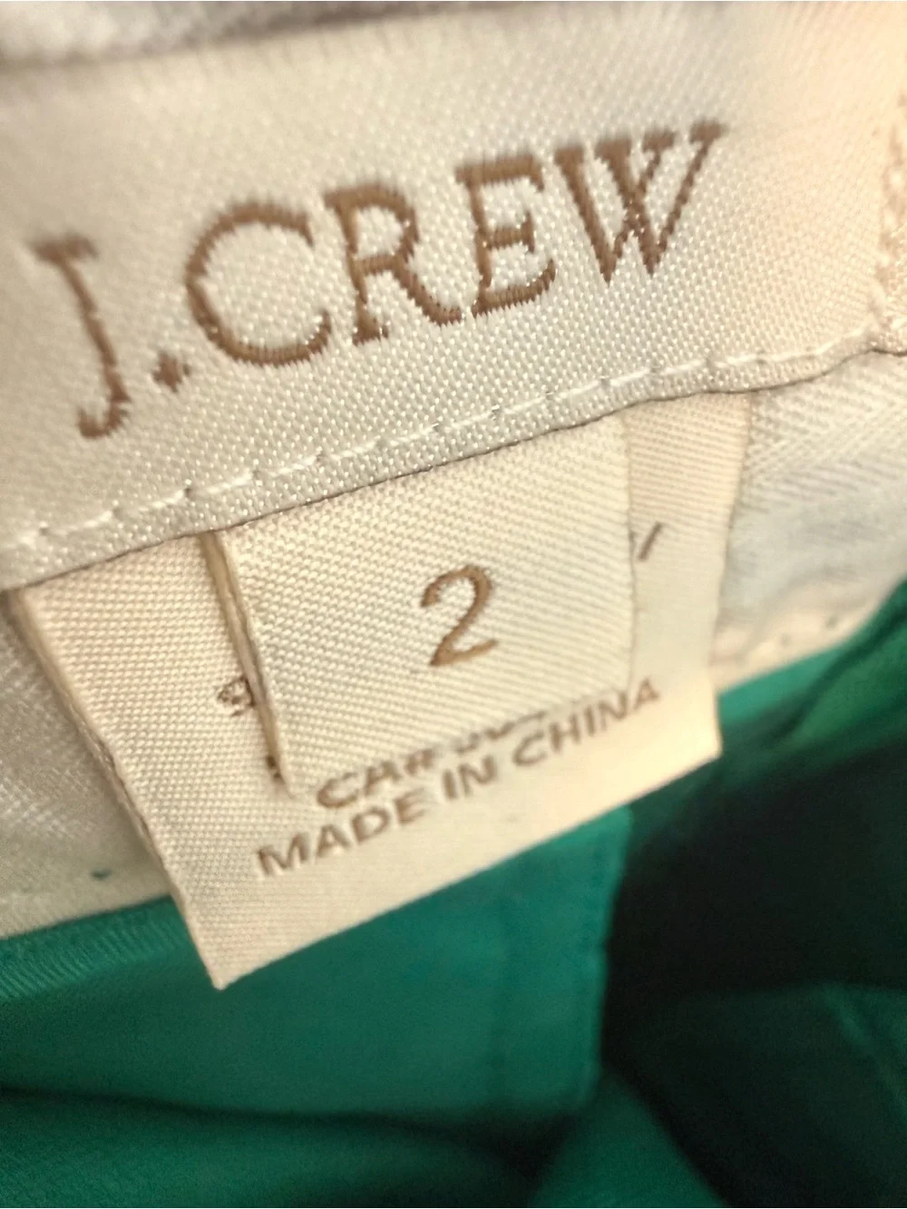 Jcrew Emerald Green Pencil Skirt